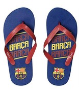 fc barcelona,bassket.com F.C Barcelone Flip Flop Sandals for Boys,4 Diff... - $6.99