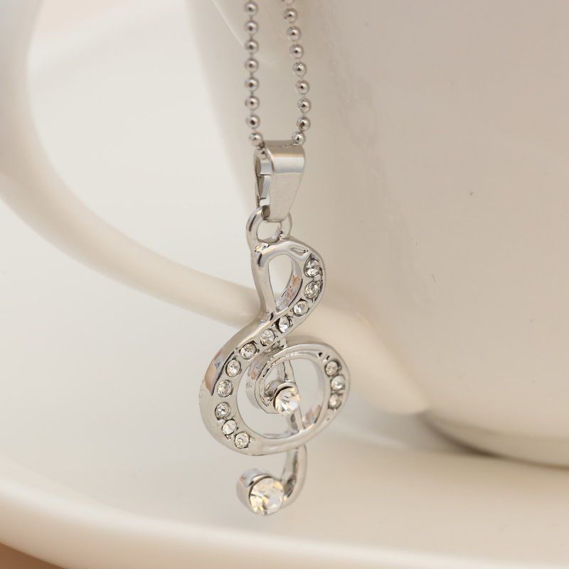 MUSIC CHARM NECKLACE  - $4.95