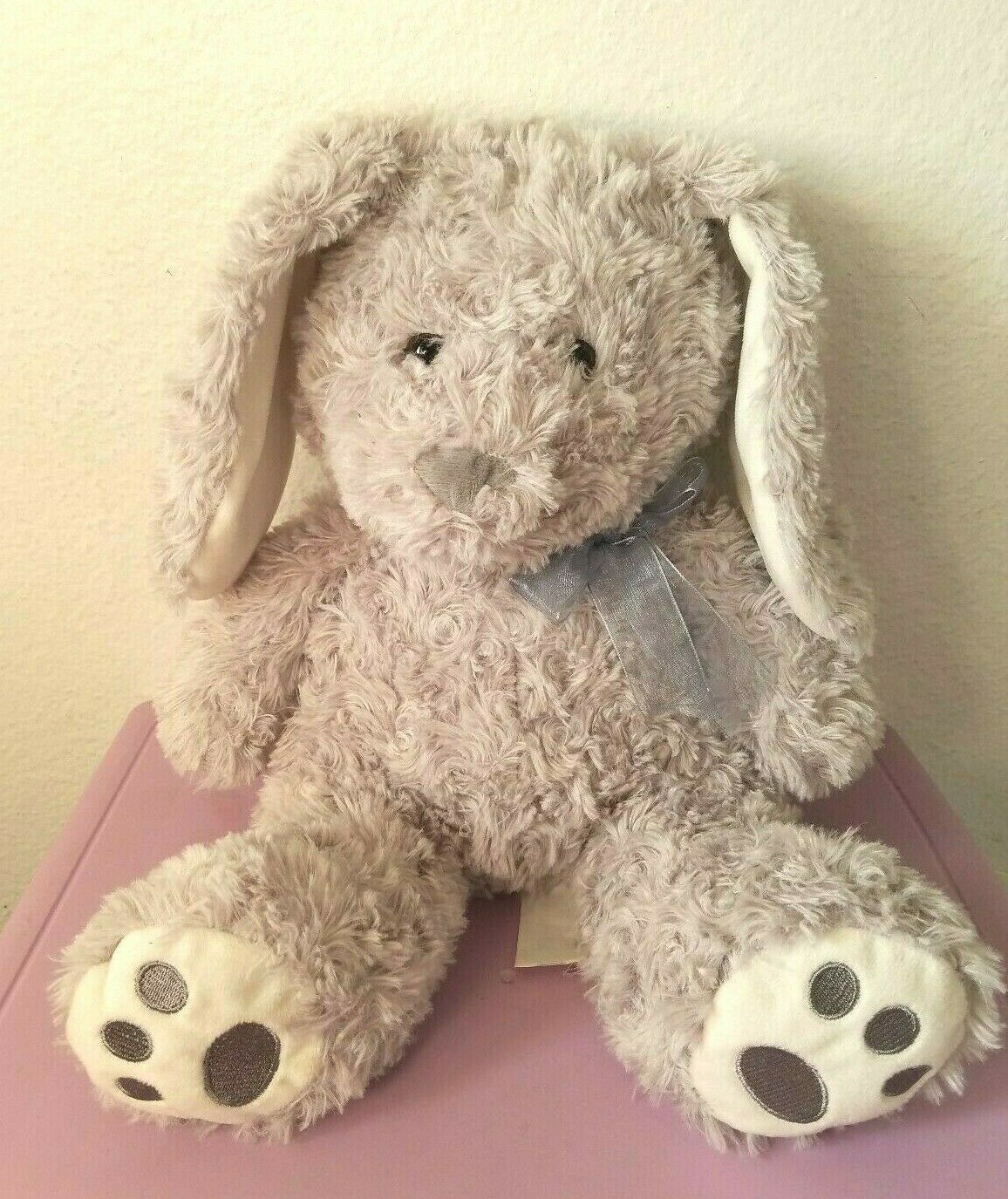 plush grey bunny