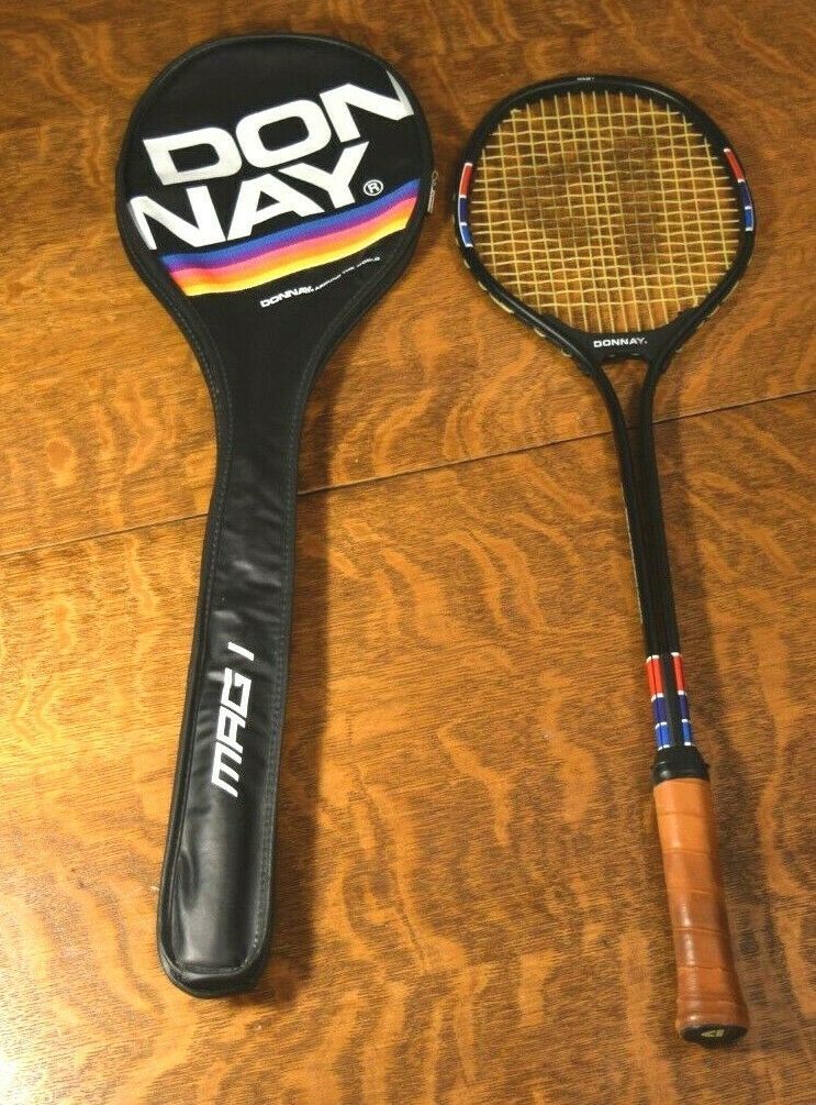 Donnay Mag 1 Vintage Squash Racket Rare Very Light Use with Soft Lined