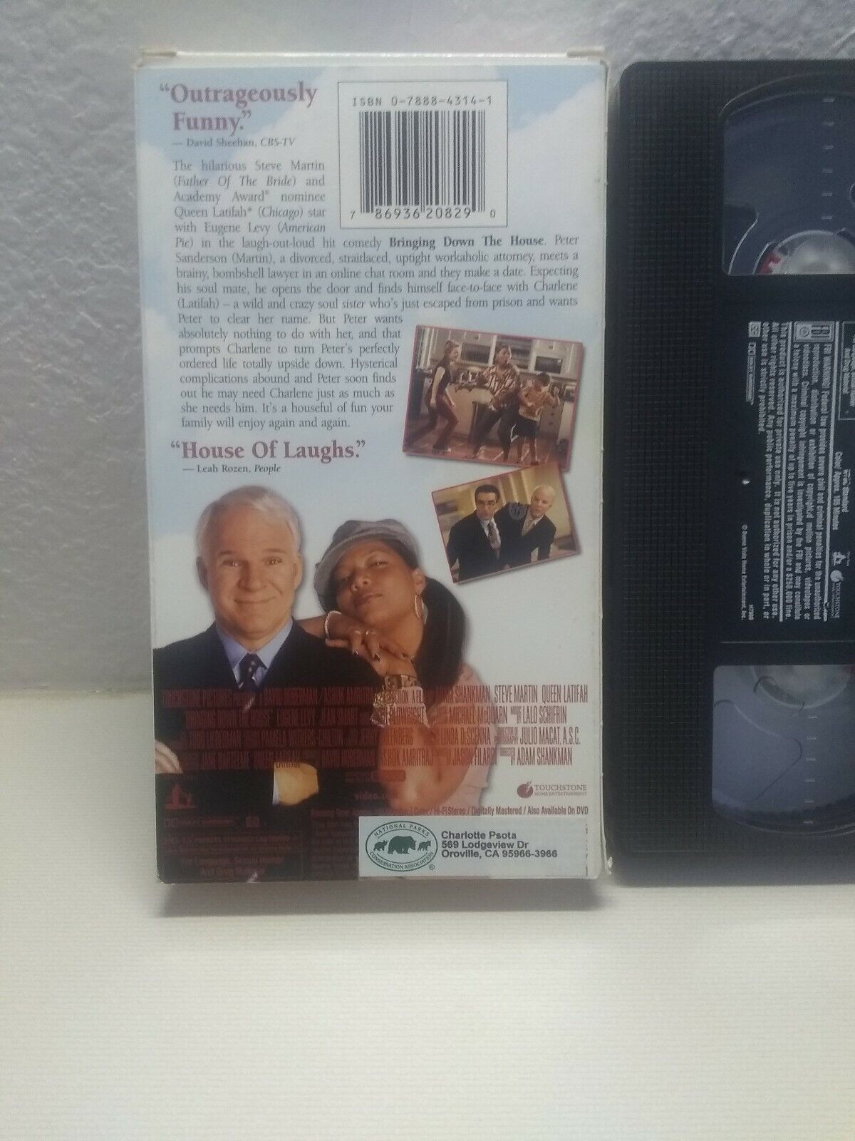 Bringing Down the House (VHS, 2003) STEVE MARTIN,QUEEN LATIFAH - VHS Tapes