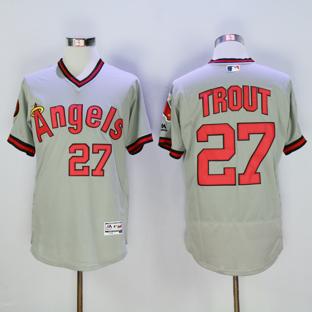 Mike trout grey jersey clearance