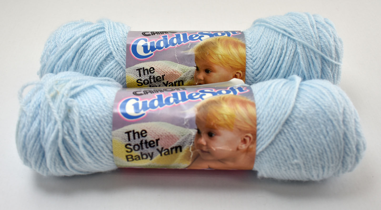 Caron CuddleSoft Baby Yarn 100 Acrylic 2 Skeins Color Blue 2714