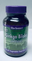Bluebonnet Ginkgo Biloba Standardized Leaf Extract 60 capsules 5/2023 FR... - $15.99