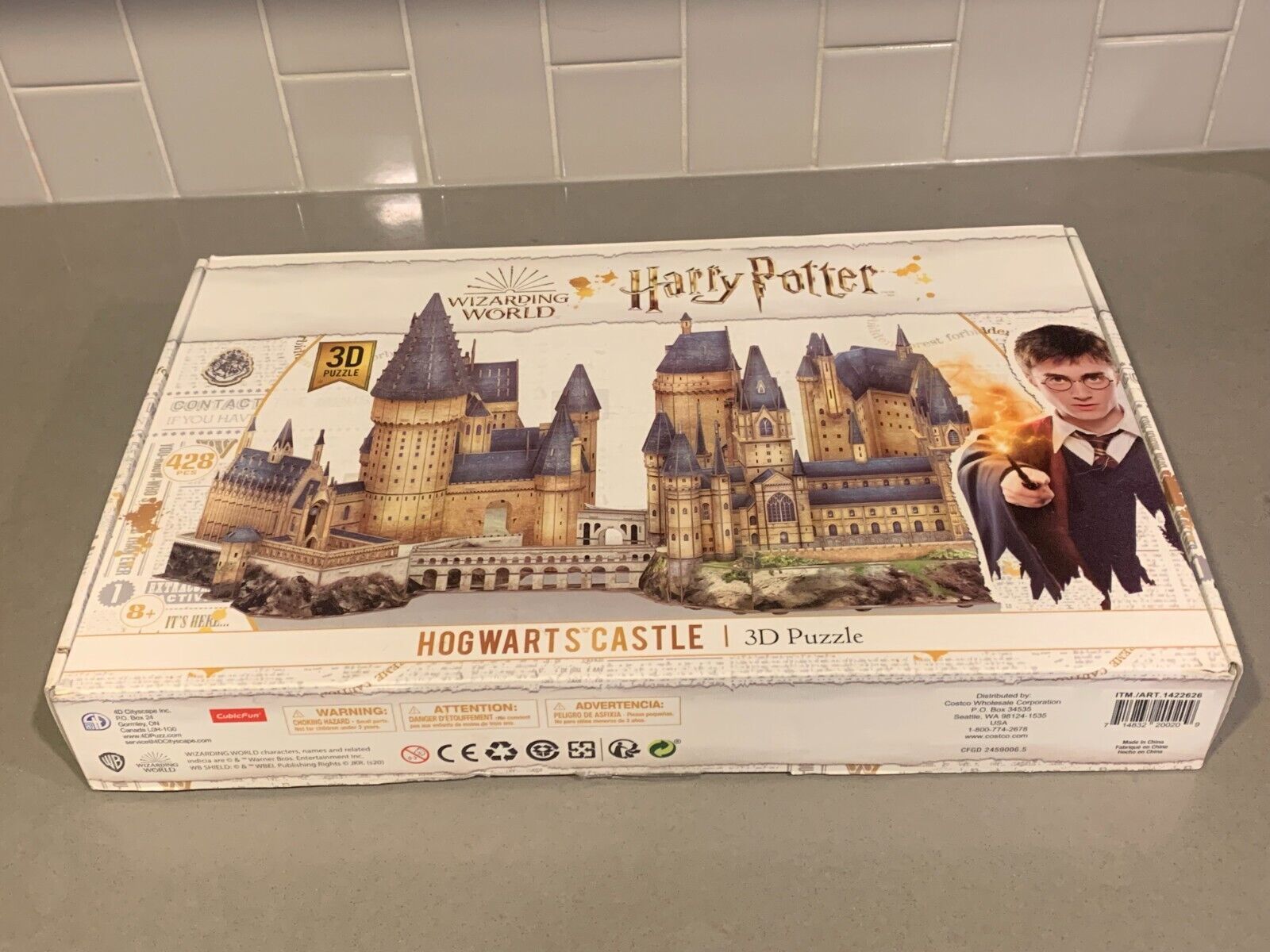 Wizarding World of Harry Potter Hogwarts Castle 3D Puzzle NEW Open Box