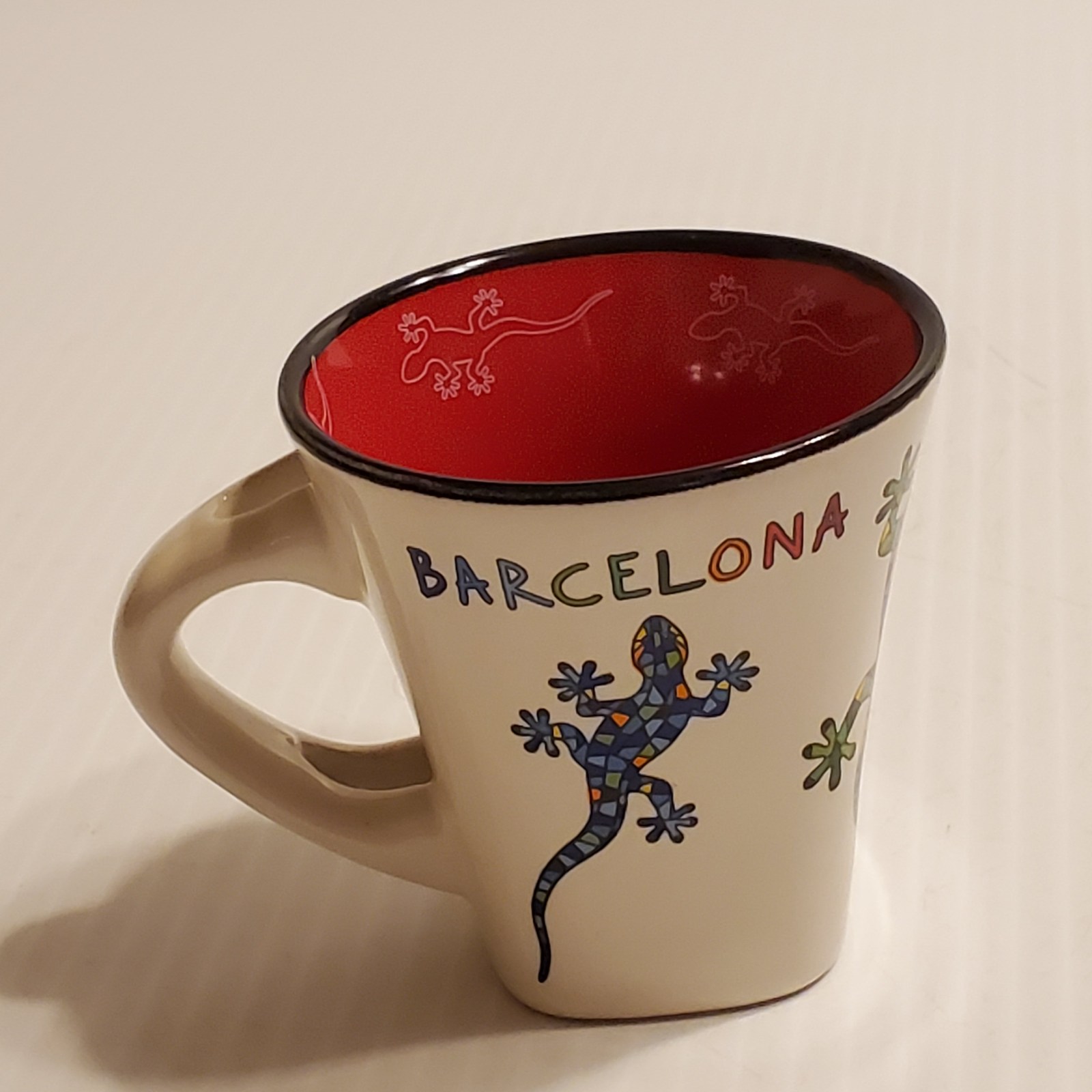 Ole Mosaic Barcelona Spain Coffee Tea Ceramic Cup Rare Vintage - Mugs ...