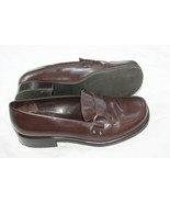 FRANCO SARTO LADIES SZ 7 M BROWN LEATHER CLASSIC FLAT LOAFERS SHOES BOCCA - $29.70