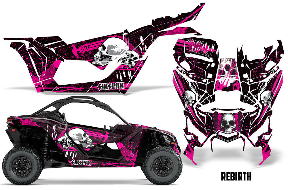 SIKSPAK Can Am Maverick X3 Full Graphic Kit Wrap Sticker Parts 2016