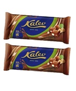 Milk Chocolate Bar with Hazelnuts, Made in Estonia By Kalev Ltd. [Pack o... - $26.11