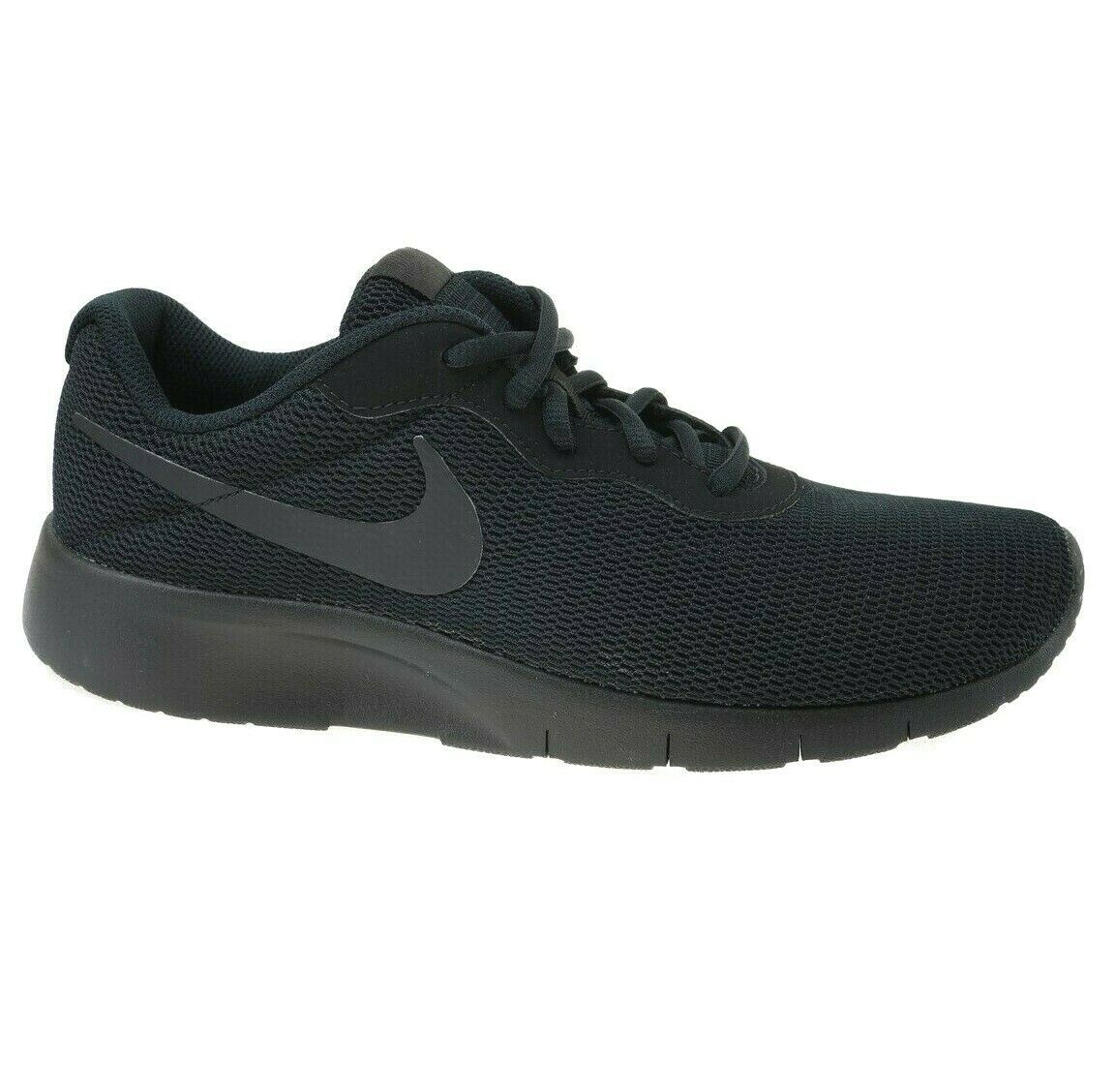 Nike Tanjun (GS) Triple Black Grade School Youth Running Shoes 818381 001