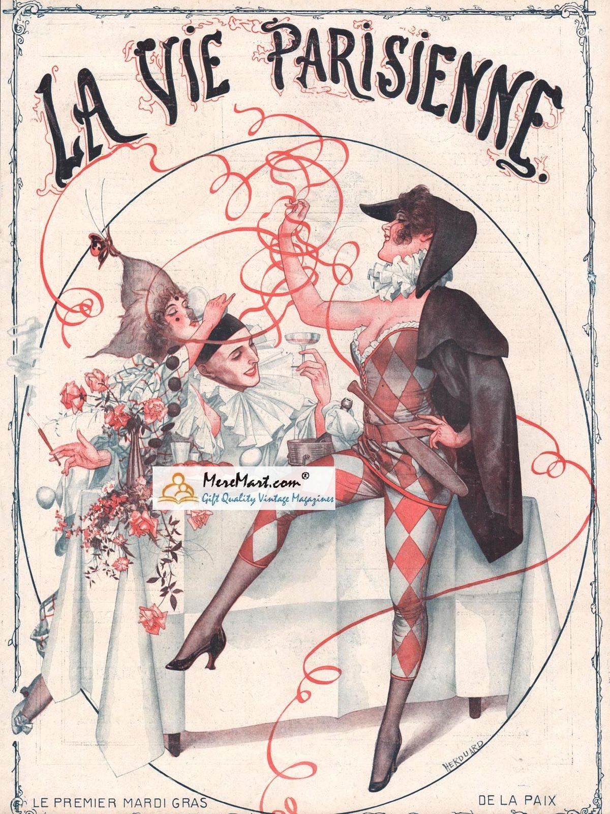 Poster Print of La Vie Parisienne, February 26, 1916. 13