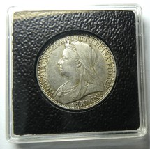 Great Britain 1897 VICTORIA SILVER coin Florin 2 Shillings Attractive co... - $300.00