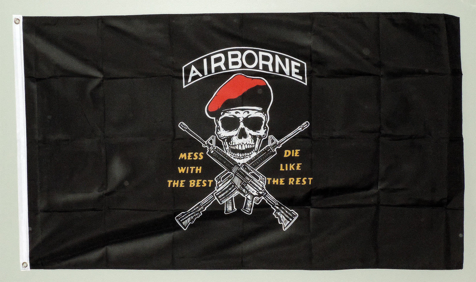 3x5 Airborne Mess with the Best Die like the Rest Flag 3'x5' Banner ...