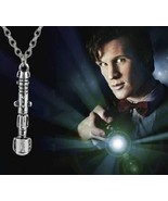 Silver Dr Who Sonic Screwdriver Necklace N440 - $4.95
