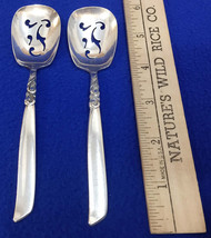 Bon Bon Spoons Pierced Oneida Community South Seas Pattern Silverplate Set - $18.76