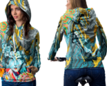 Psychedelic face geisha trippy tongue dmt hoodie women thumb155 crop