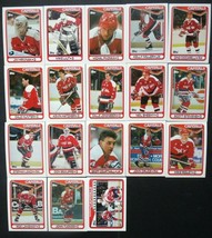 1990-91 Topps Washington Capitals Team Set of 18 Hockey Cards - $5.00