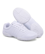 Women Cheer Shoes Cheerleading Athletic Dance Shoes Walking Sneakers White - $35.00