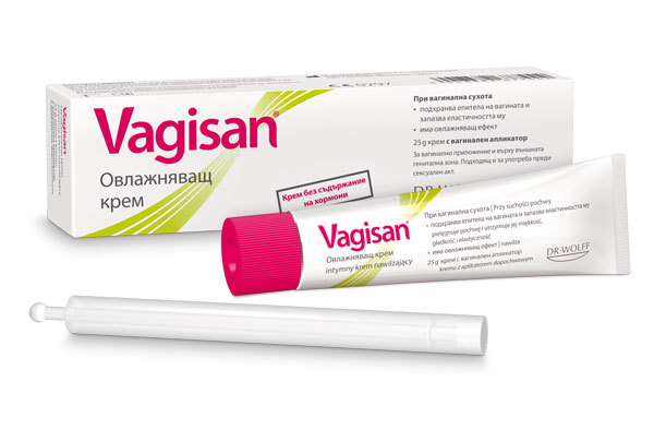 Vagisan Moisturizing cream for vaginal dryness with applicator softens ...