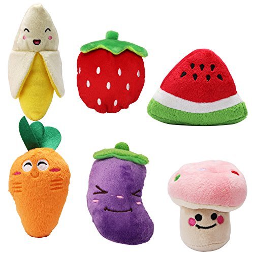 plush fruit and vegetable toys