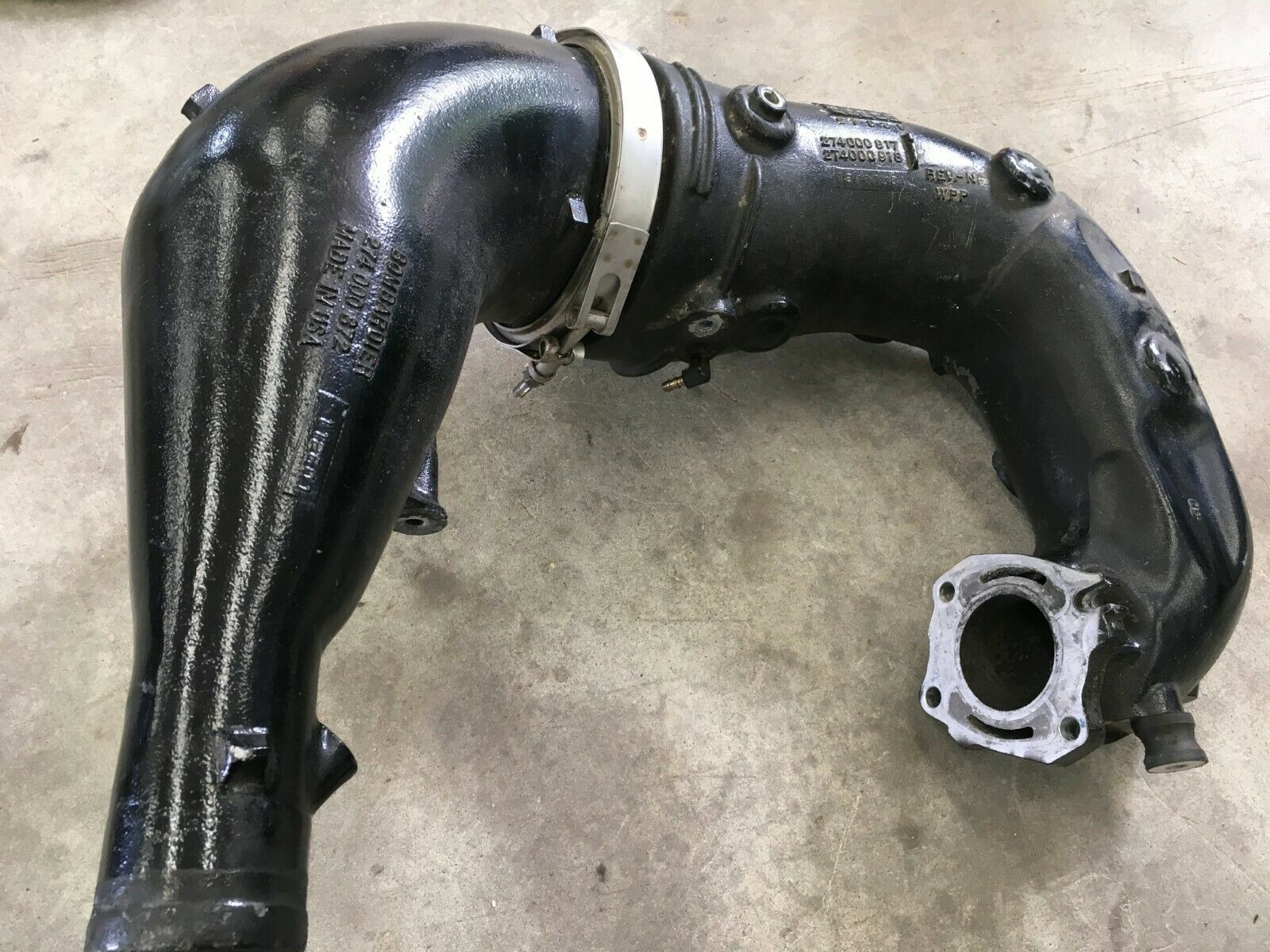 SEADOO GTX JET SKI COMPLETE EXHAUST PIPE 274 000 872 AND 274 000 918