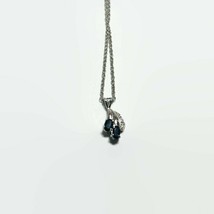 Lia Sophia Sapphire & Cubic Zirconia Silver Tone Necklace - $13.58