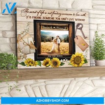 Personalized Photo Gifts The secret of life, Custom Canvas - $49.99