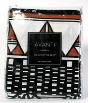 1 Ct Avanti The Art Of The Bath 72 In X 72 In Acoma Cotton Fabric Shower Curtain