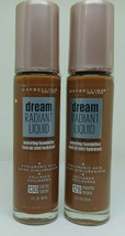Lot of 2 Maybelline Dream Radiant Liquid Hydrating Foundation #130 & #128 NEW - $15.79