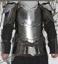 LARP Fantasy Medieval Costume Steel Armour Cuirass (front and back) By Nauticalm