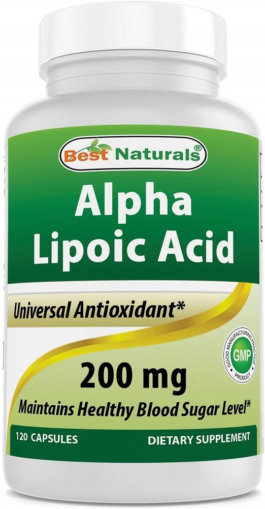 Best Naturals Alpha Lipoic Acid 200 Mg 120 Capsules