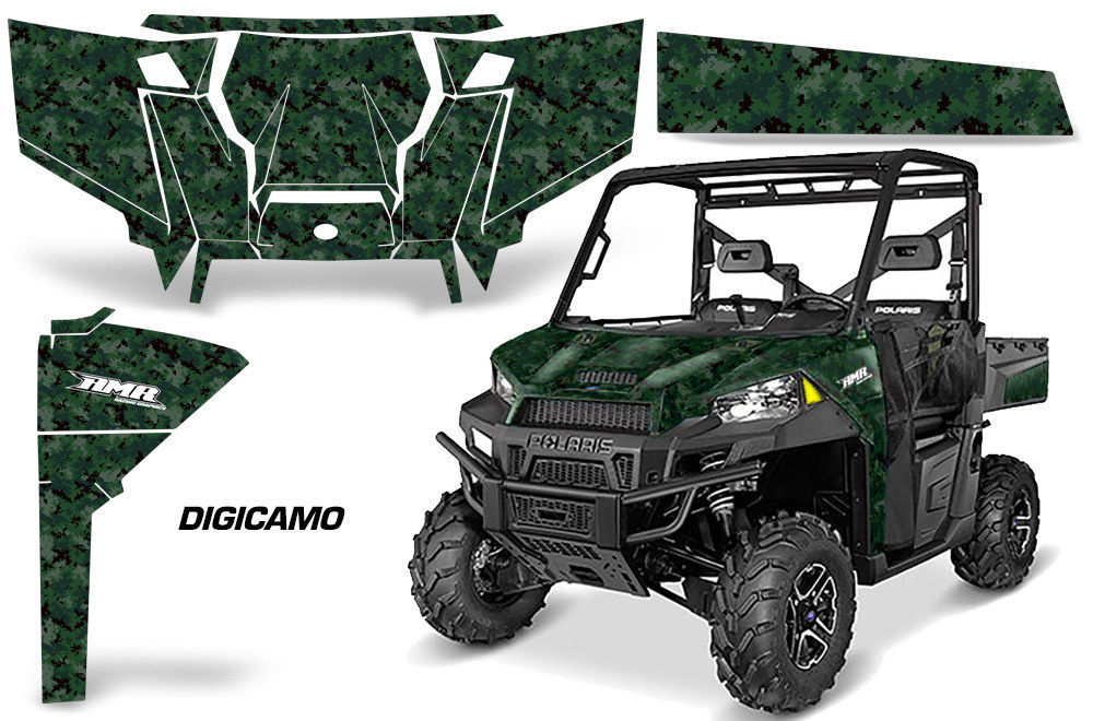 UTV Graphics Kit SxS Decal Wrap For Polaris Ranger 570 900 20132015 DIGICAMO G Accessories