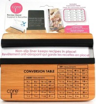1 Count Core Compact Size Recipe Stand Non Slip Liner With Conversion Table
