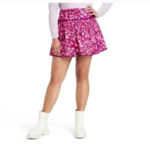 Women&#39;s Mum Floral Scallop Edge Wrap Mini Skirt with Pockets Kika Vargas... - $24.13