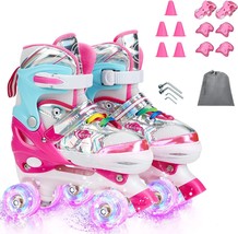 Rosyou Roller Skates for Girls Boys Kids, Roller Skates for Beginners Ch... - $71.98