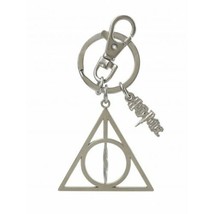 Harry Potter 3-D Name Logo Colored Pewter Metal Key Ring Key Chain NEW UNUSED 