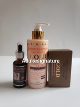Purec egyptian magic gold lotion,soap and egyptian magic whitening serum - $68.61