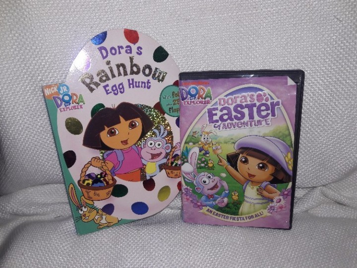 Nick Jr Dora The Explorer Easter Gift Set, 3 Episode DVD, Egg Hunt ...