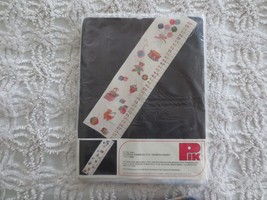 NOS PIK Stamped TOY TIME Cross Stitch GROWTH CHART KIT #75301 - $10.00