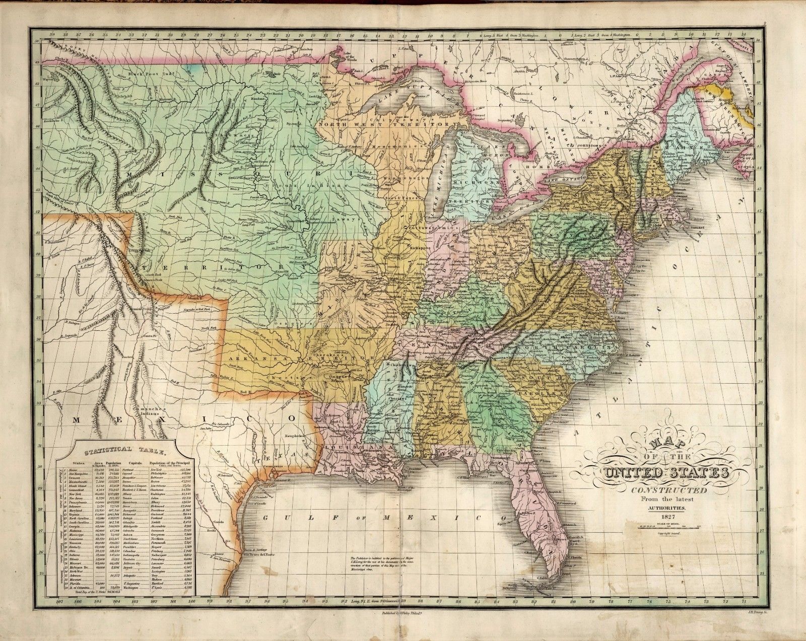 1904 UNITED STATES AMERICA historic map 1804-1904 Territorial Expansion ...