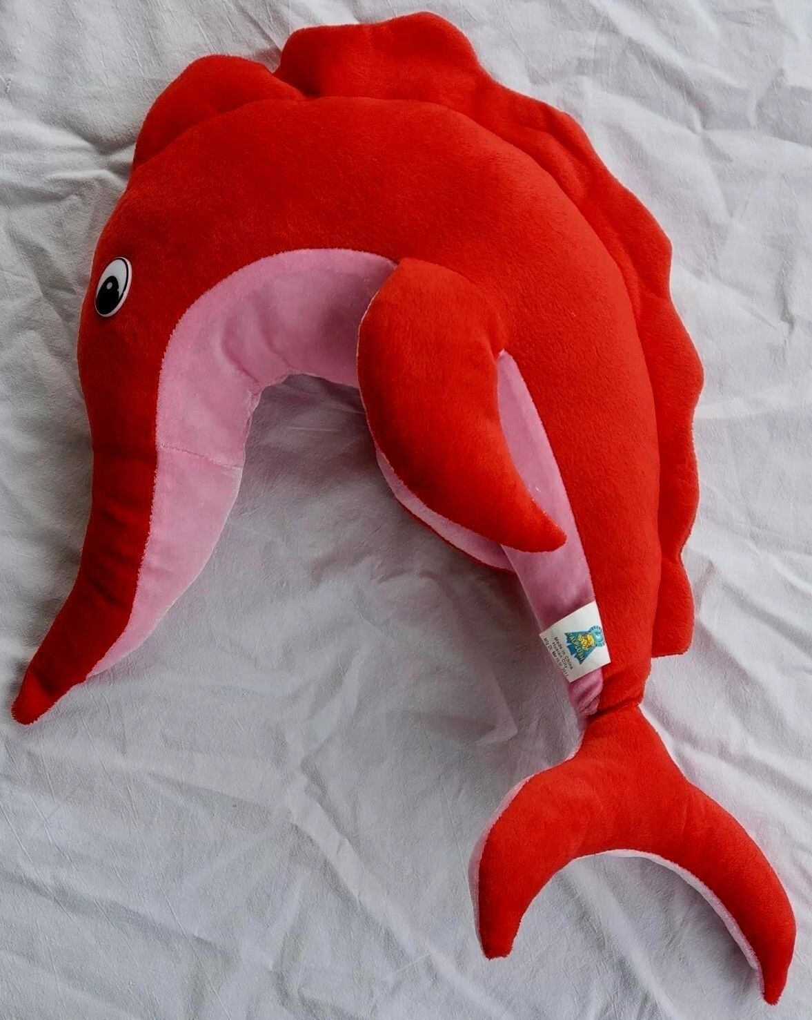 Marlin Swordfish Plush Carnival Prize Jumbo Stuffed Trophy Fish Gag Red