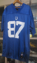 Reggie Wayne Blue Indianapolis Colts NFL Jersey Reebok #87 size XL - $23.15