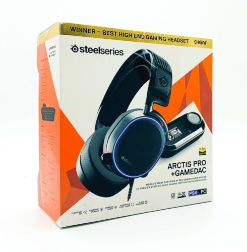 Primary image for SteelSeries Arctis Pro + GameDAC Hi-Res Gaming Headset for PS4 / PC - Black
