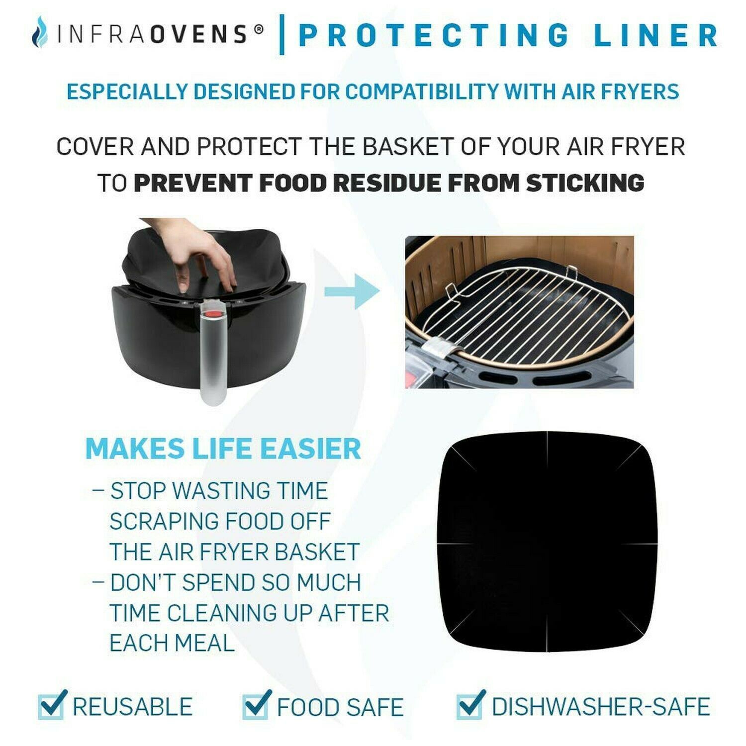 Air Fryer Accessories Compatible with NuWave MaxiMatic Gourmia Kuppet