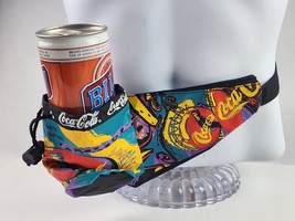 1999 Vintage Coca-Cola Fanny Pack Colorful w/ Can / Bottle holder Koozie - $34.64