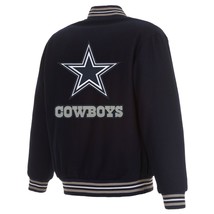 NFL Dallas Cowboys  JH Design Wool Reversible Jacket with Embroided Patches Logo - $179.99
