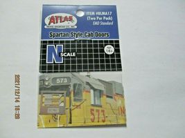 Atlas # BLMA17 Spartan Style Doors EMD Standard 2 per pack. N-Scale image 4