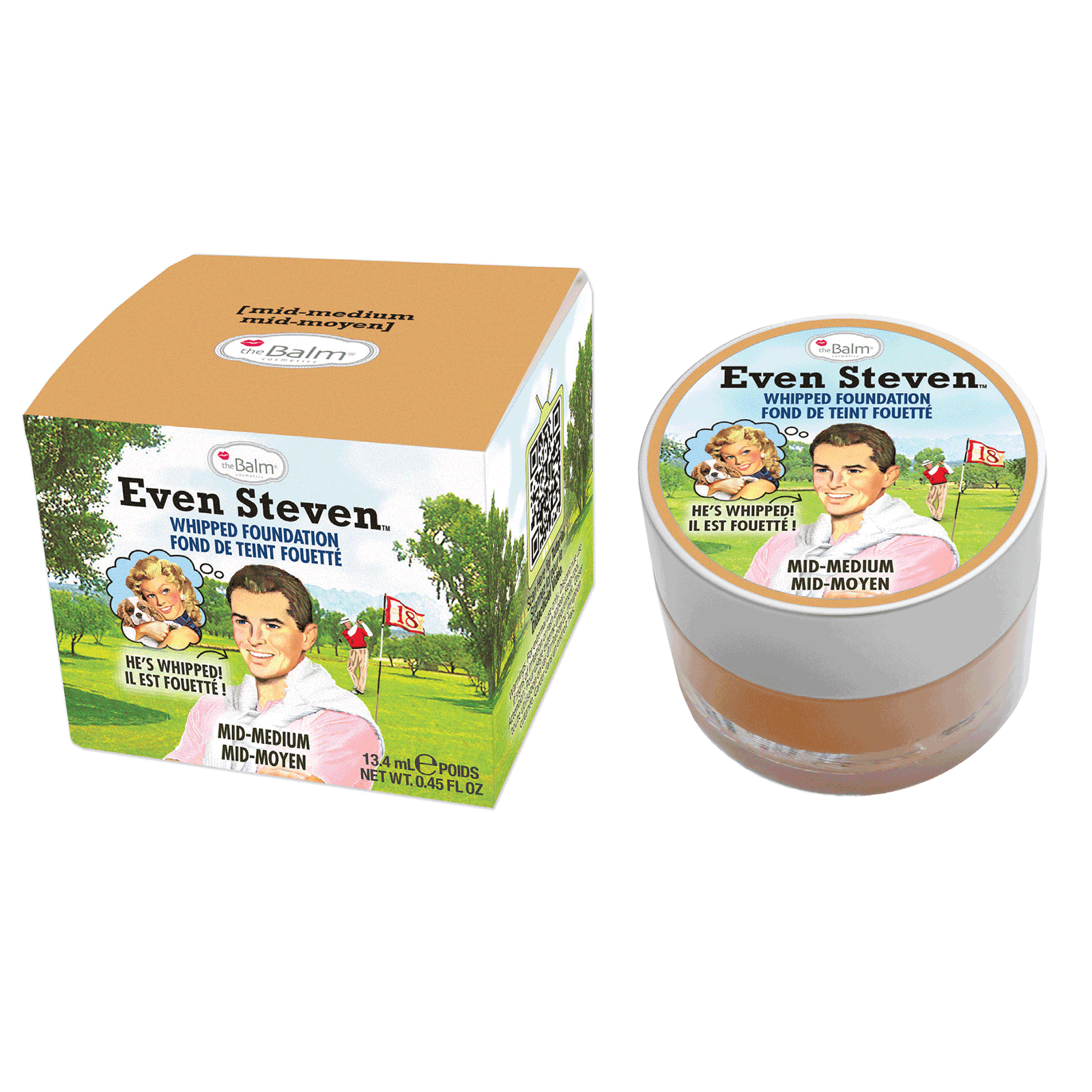theBalm The Balm Even Steven Whipped Foundation .45 oz Genuine Foundation