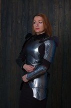 Medieval Replica FULL SET Lady Armor Larp "Queen of the war" Steel Costume Gift - $338.39