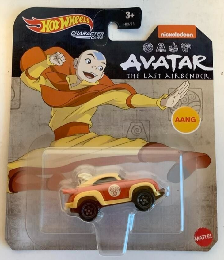NEW HNP26 Hot Wheels Avatar The Last Airbender AANG DieCast 164 Character Car Contemporary